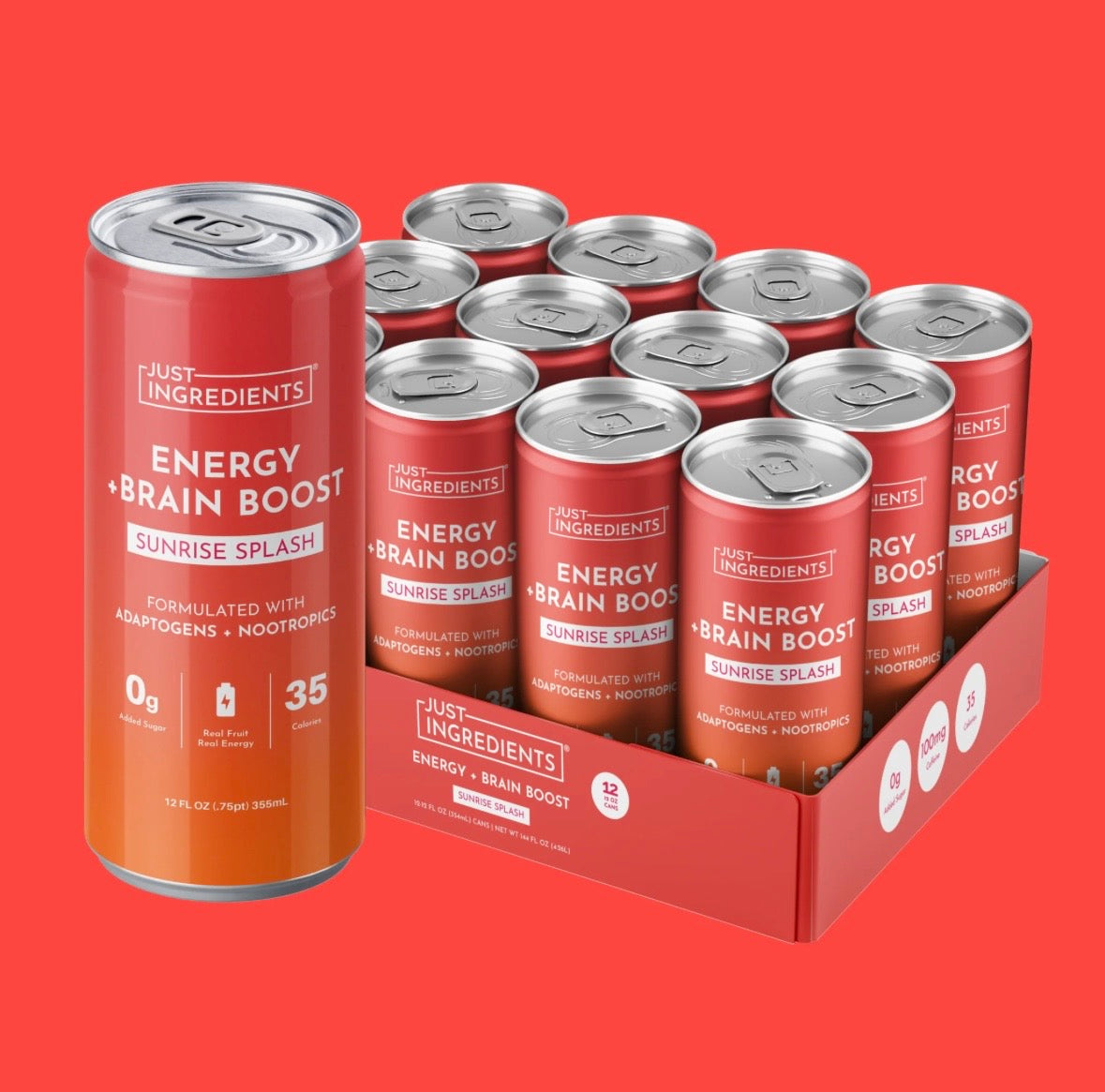 Sunrise Splash Energy + Brain Boost (Single Can)