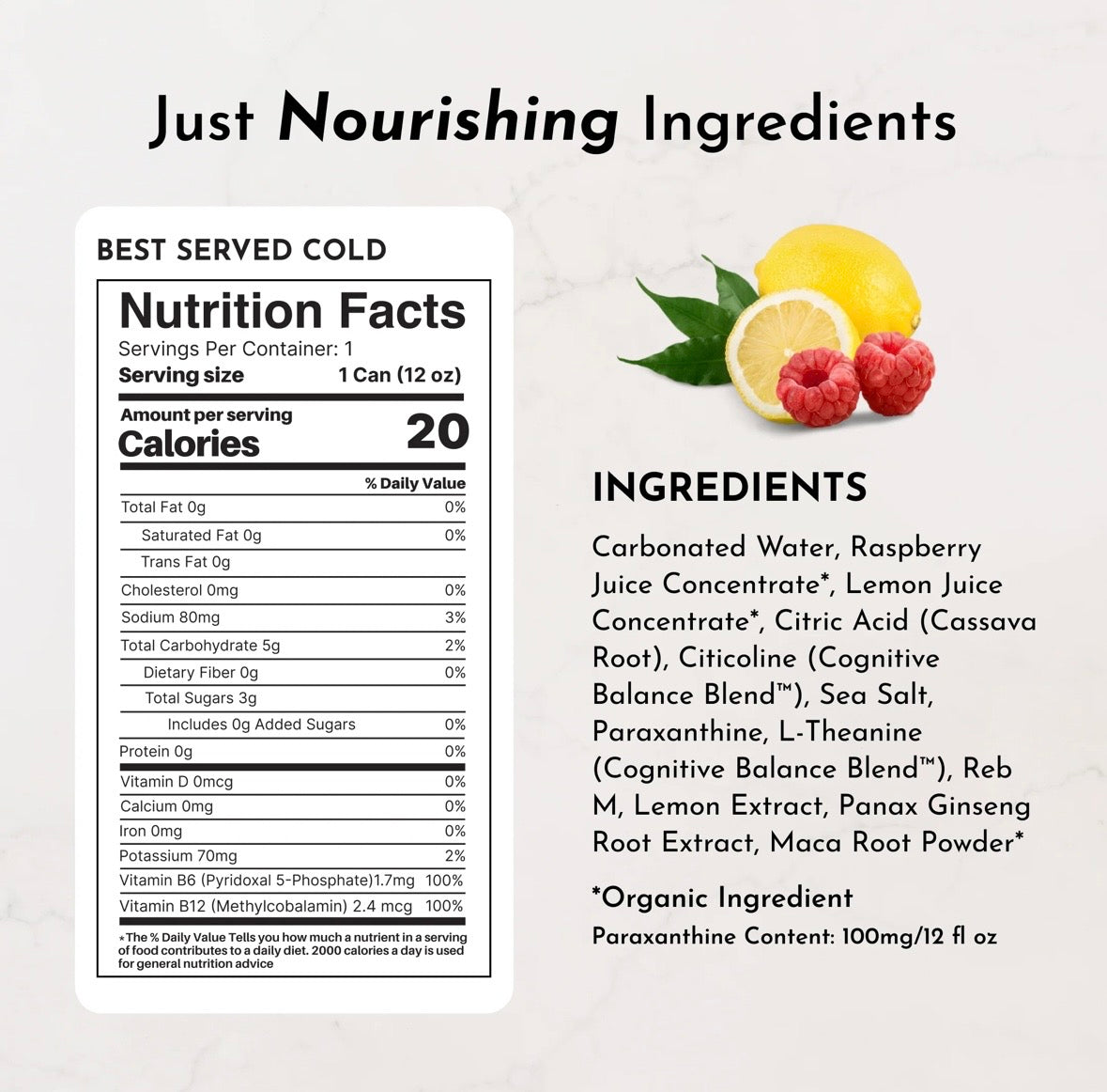 Raspberry Rush - Energy + Brain Boost (Single Can)