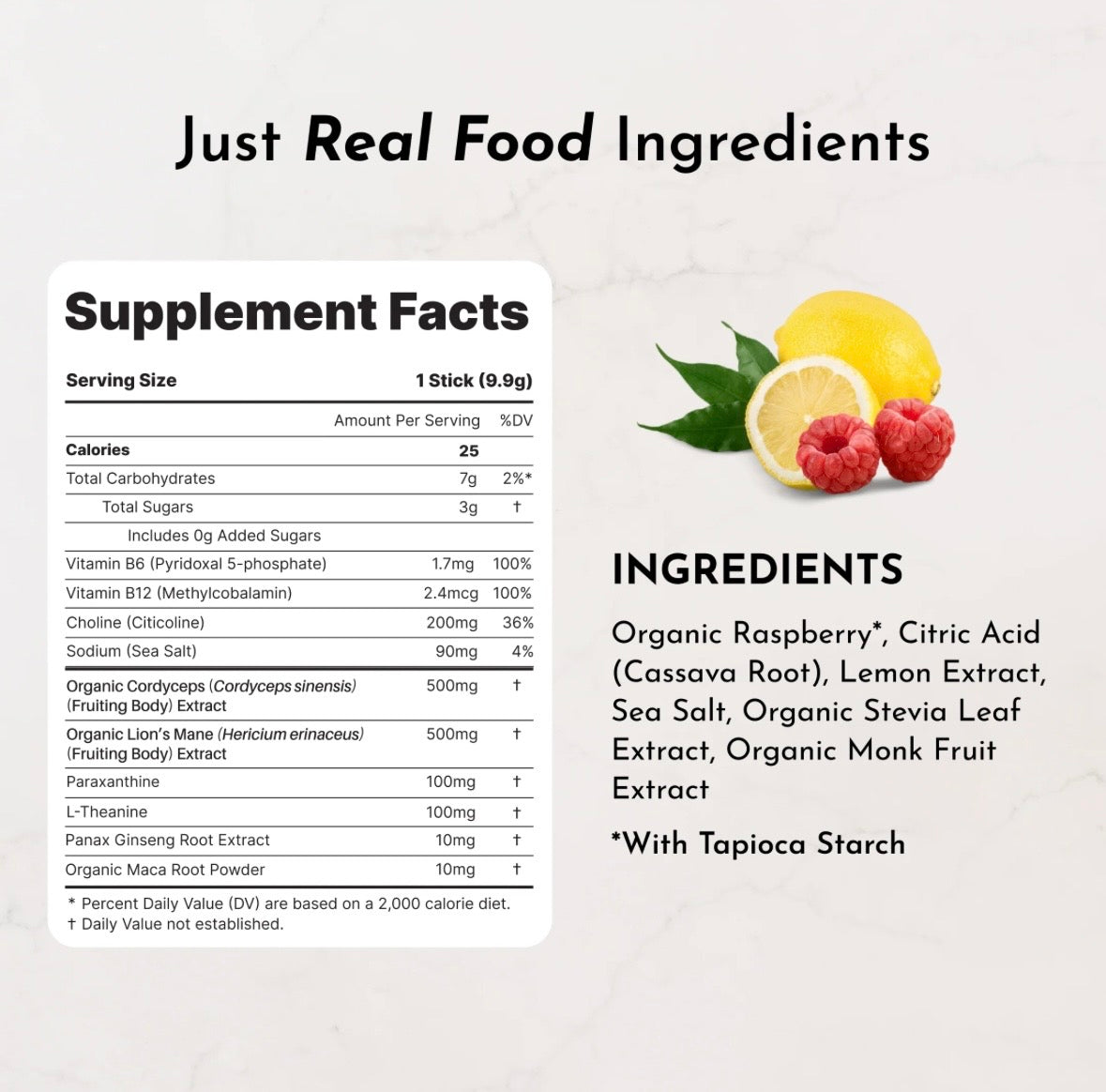 Raspberry Lemonade Brain + Energy Boost Stick