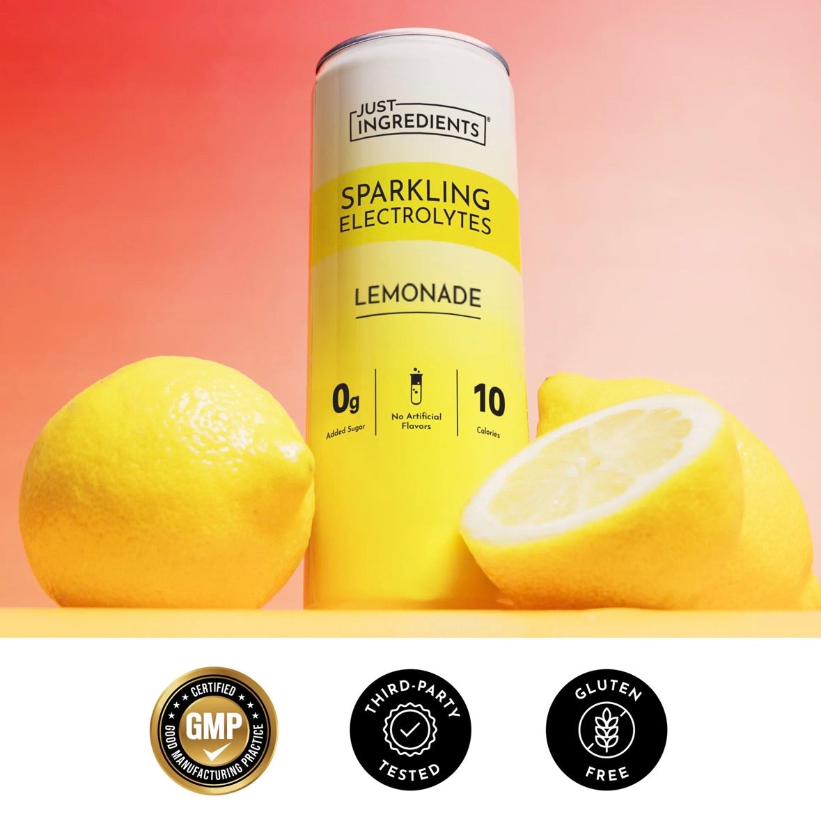 Lemonade Sparkling Electrolytes (Single Can)