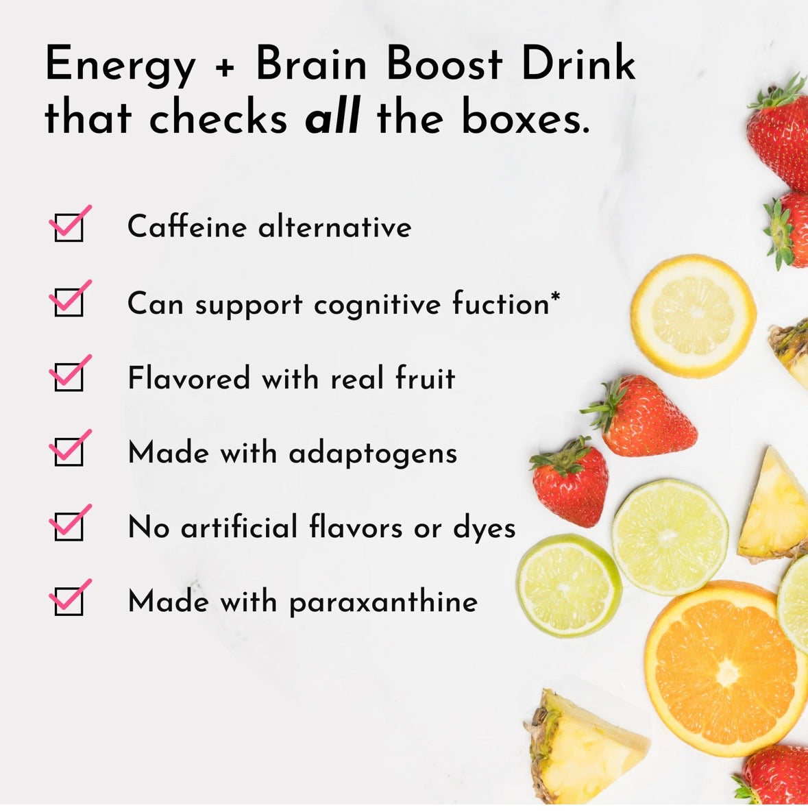 Raspberry Lemonade - Energy + Brain Boost (Paraxanthine)