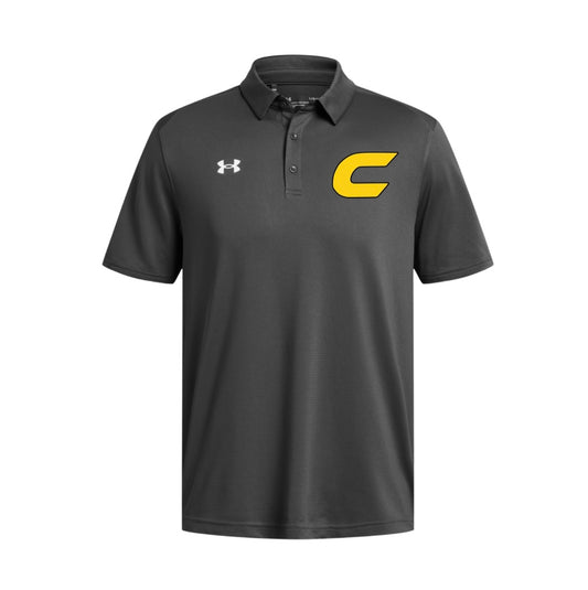 Croatan - UA Men’s Tech Team Polo- Grey Big C