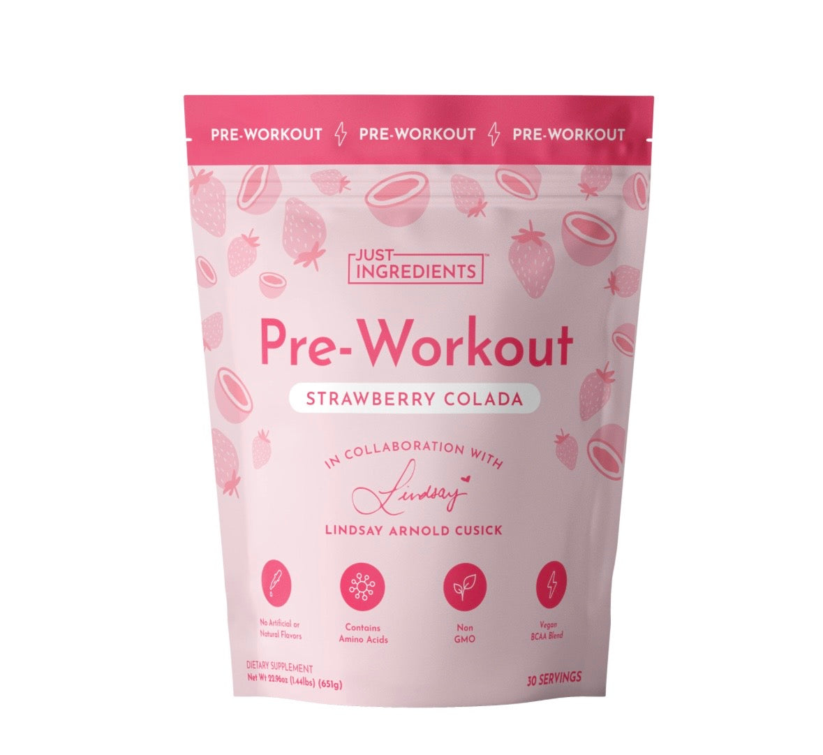 Strawberry Colada - Pre-Workout (by Lindsay Arnold)