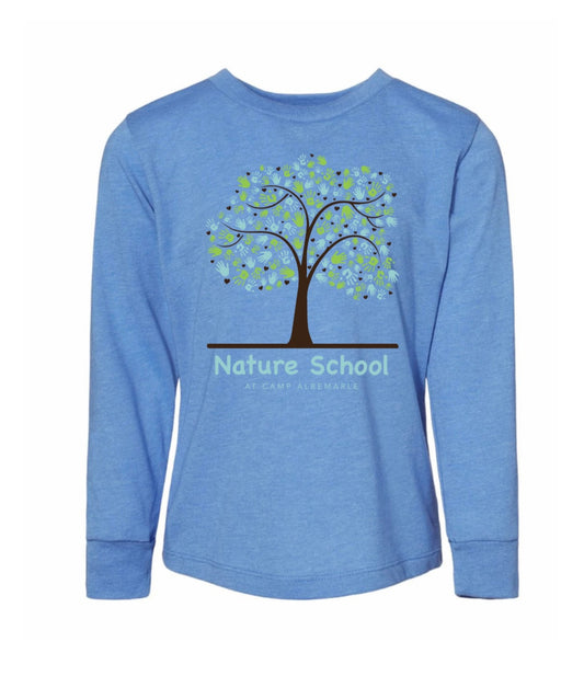 Nature School - PreK Original Long Sleeve - Blue