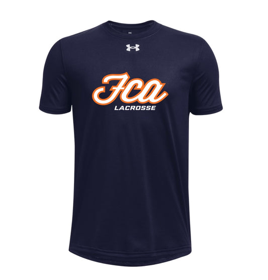 FCA Lacrosse - UA Tech Team Youth T-Shirt - Navy