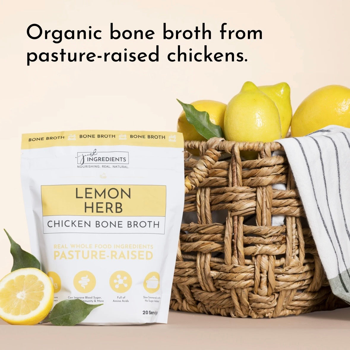Lemon Herb - Bone Broth