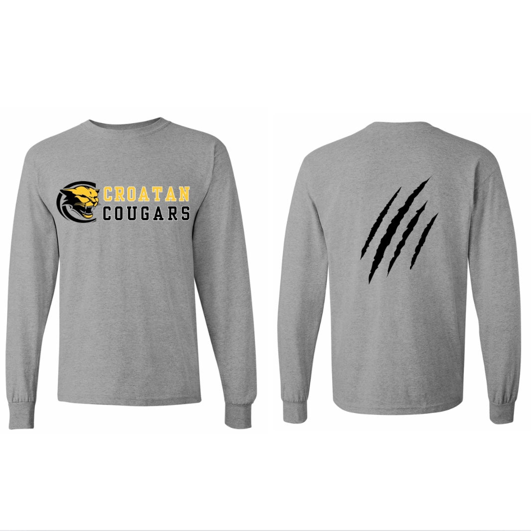 Croatan- Grey Cotton Longsleeve