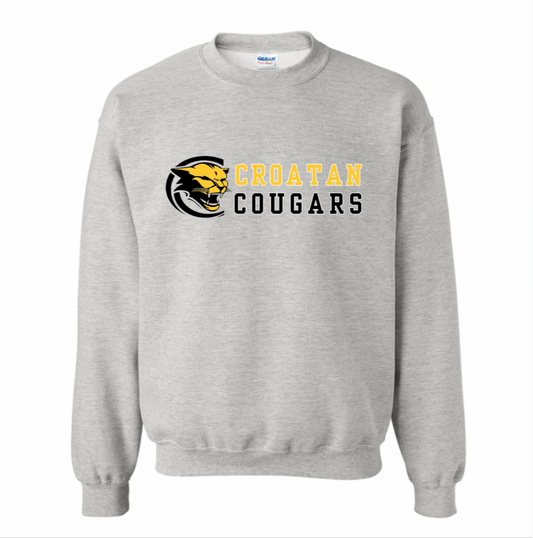 Croatan- Grey Cotton Crewneck