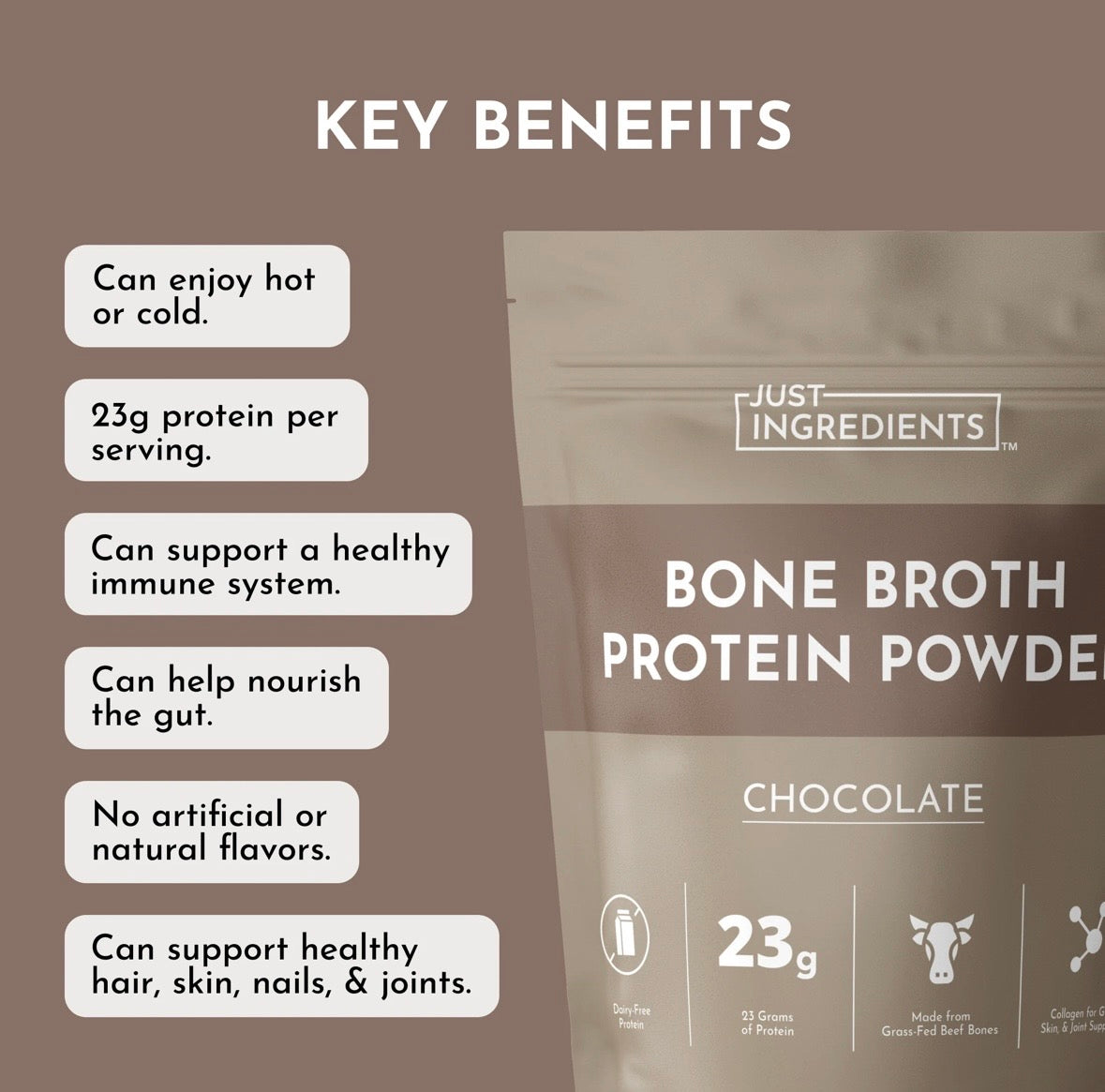 Chocolate Bone Broth Protein Powder