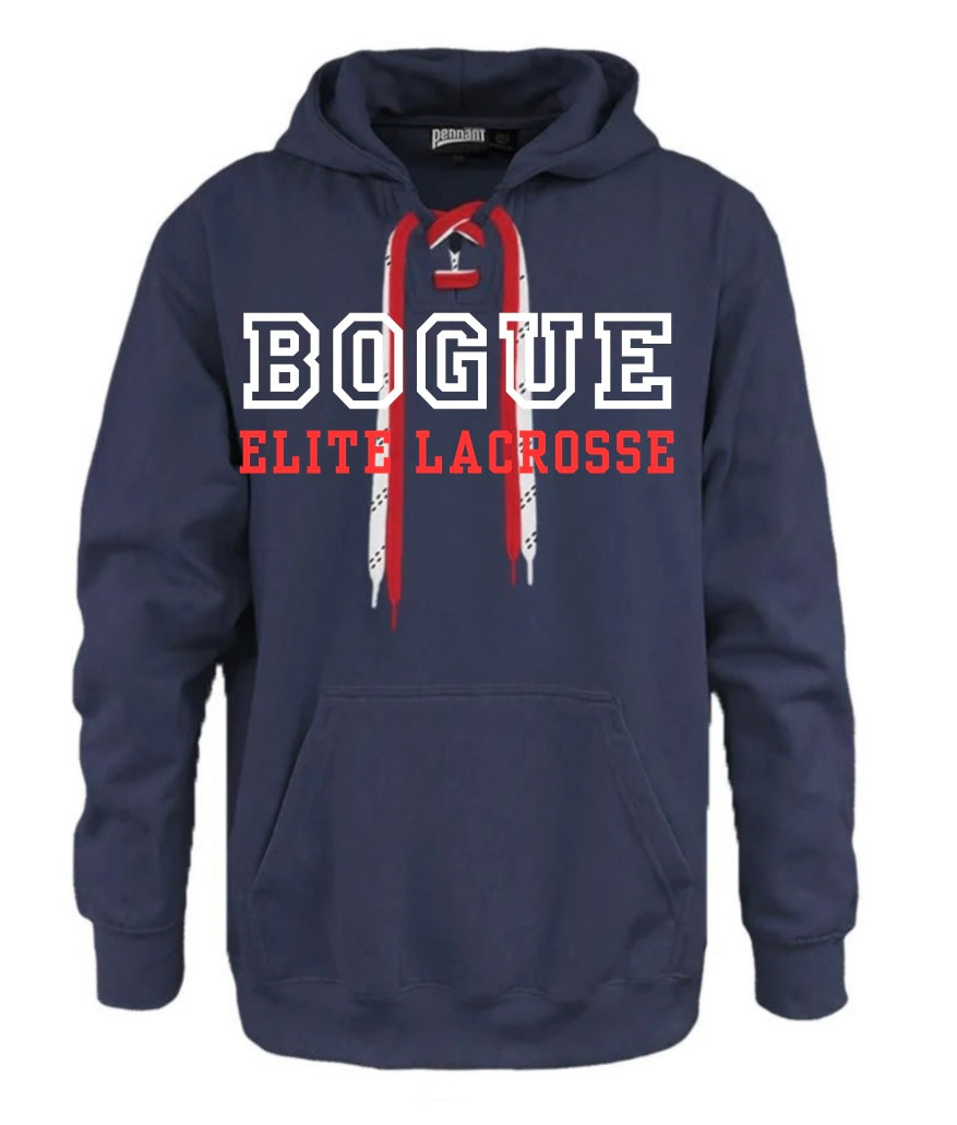 Bogue Elite - Navy Drawstring Hoodie