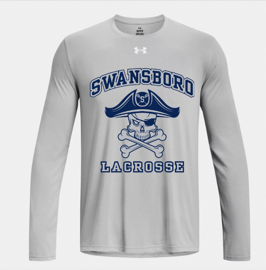 Swansboro Lax - Under Armour Grey LS