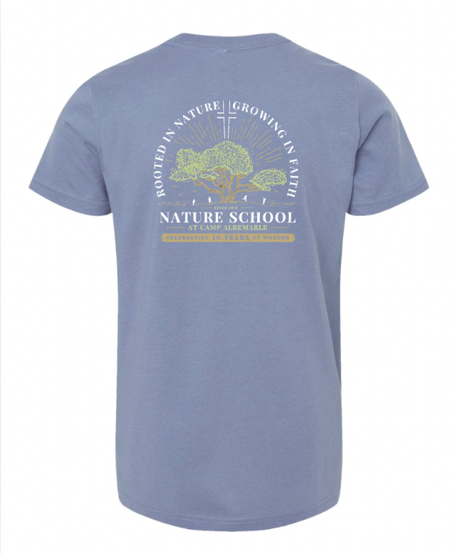 Nature School - 10 Year Youth T-shirt - Blue