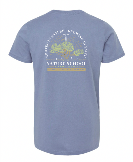Nature School - 10 Year Youth T-shirt - Blue
