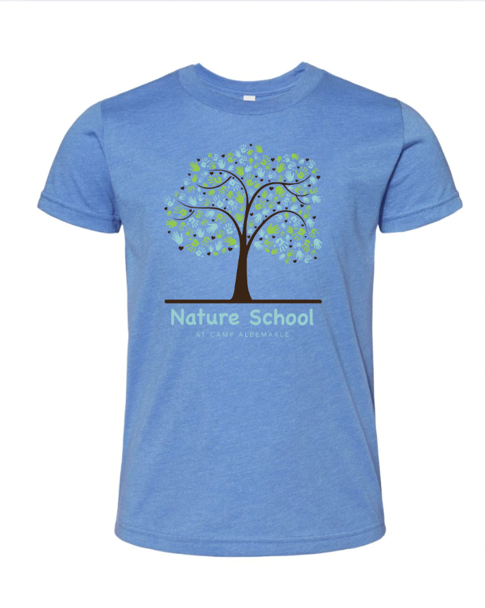 Nature School - Youth/Toddler Original Tree T-shirt - Blue