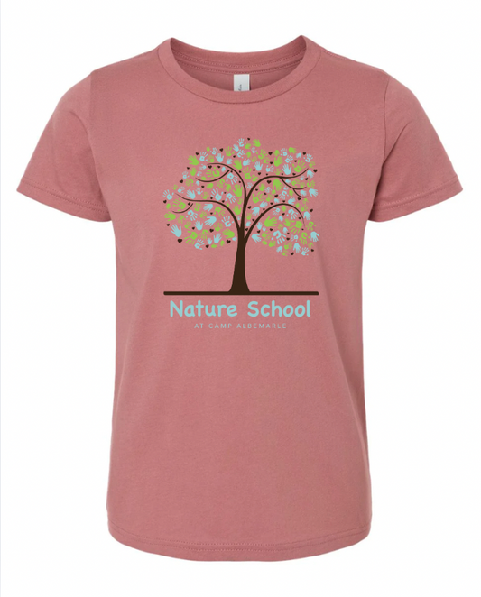 Nature School - Youth/Toddler Original Tree T-shirt - Mauve