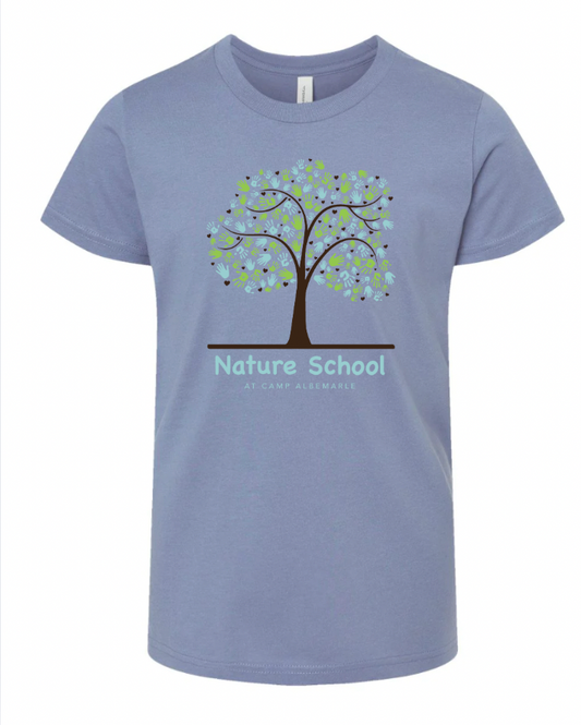Nature School - Youth/Toddler Original Tree T-shirt - Blue