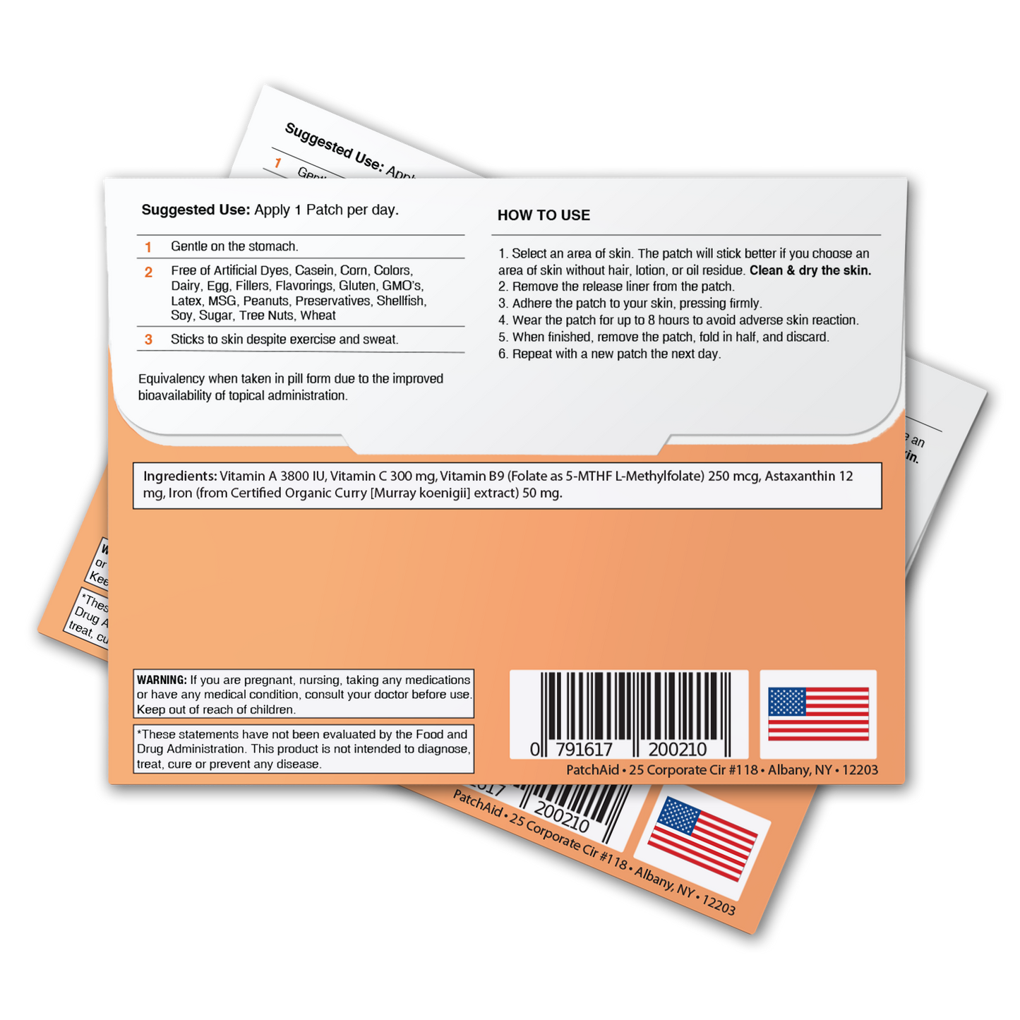 Iron Plus Vitamin Patch - Gentle Iron & Absorption Support: 1-Pack