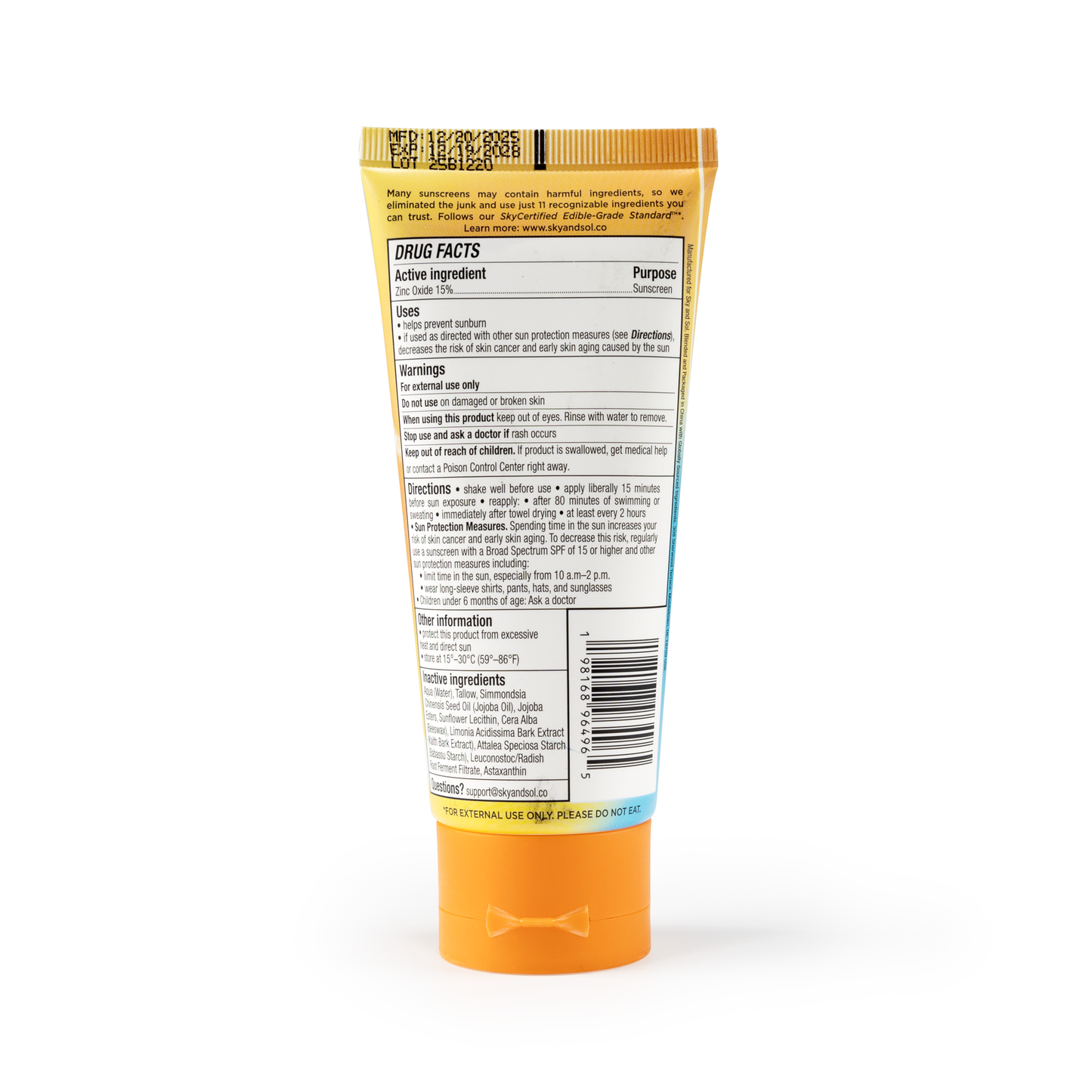 Natural Sunscreen Face and Body SPF 30