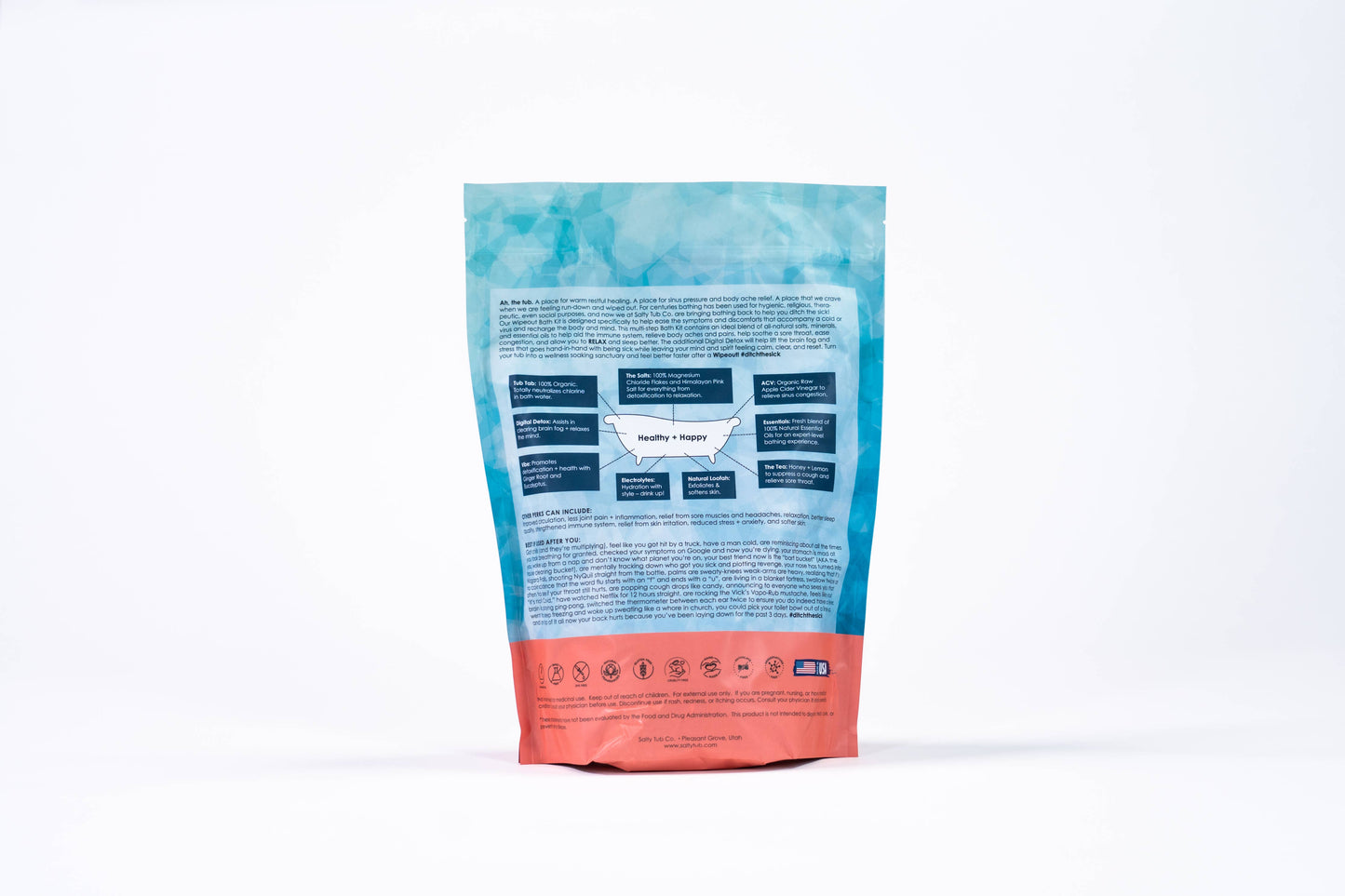 Wipeout Cold + Flu Bath Salts Kit