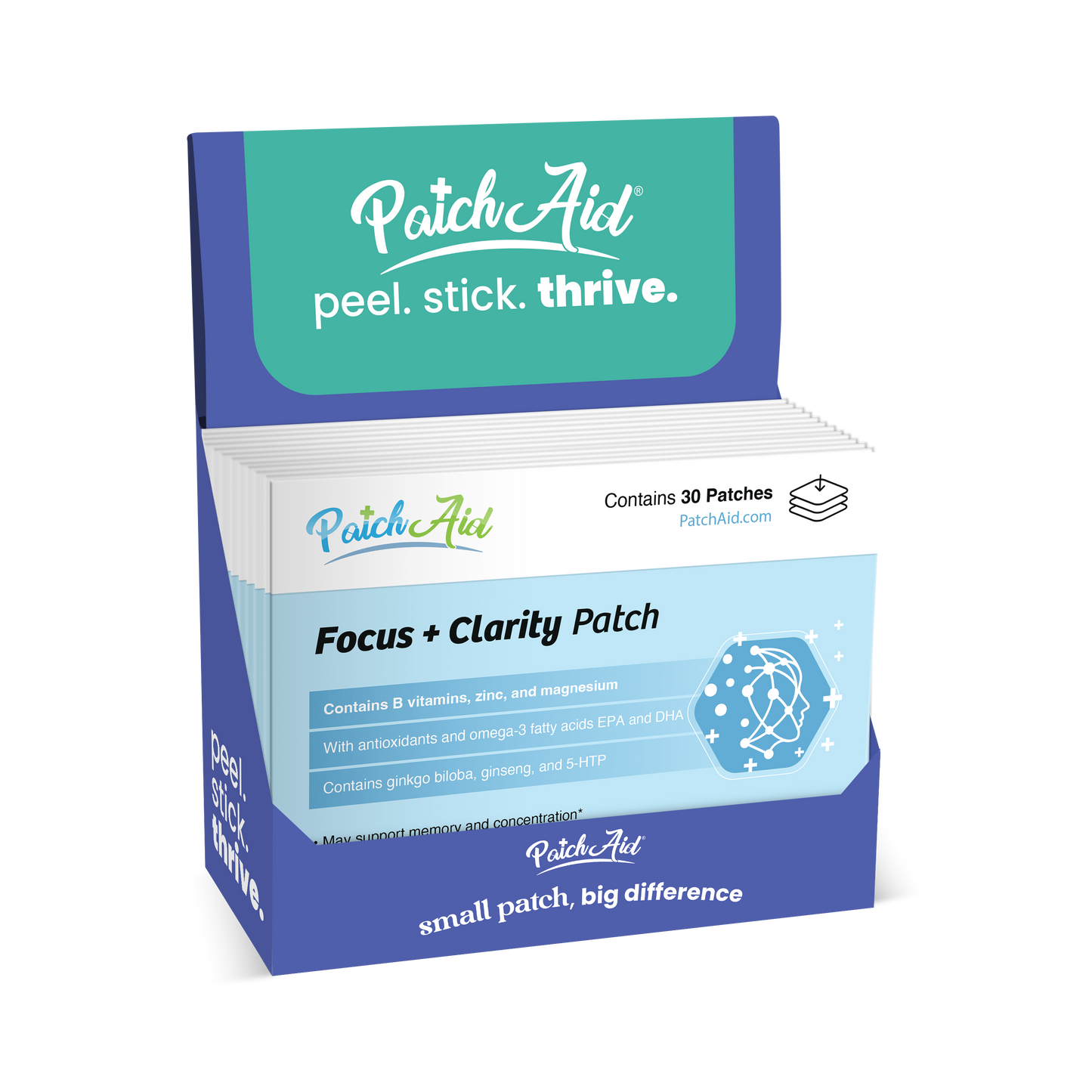 Focus and Clarity Patch - Cognitive & Memory Function: 1-Pack