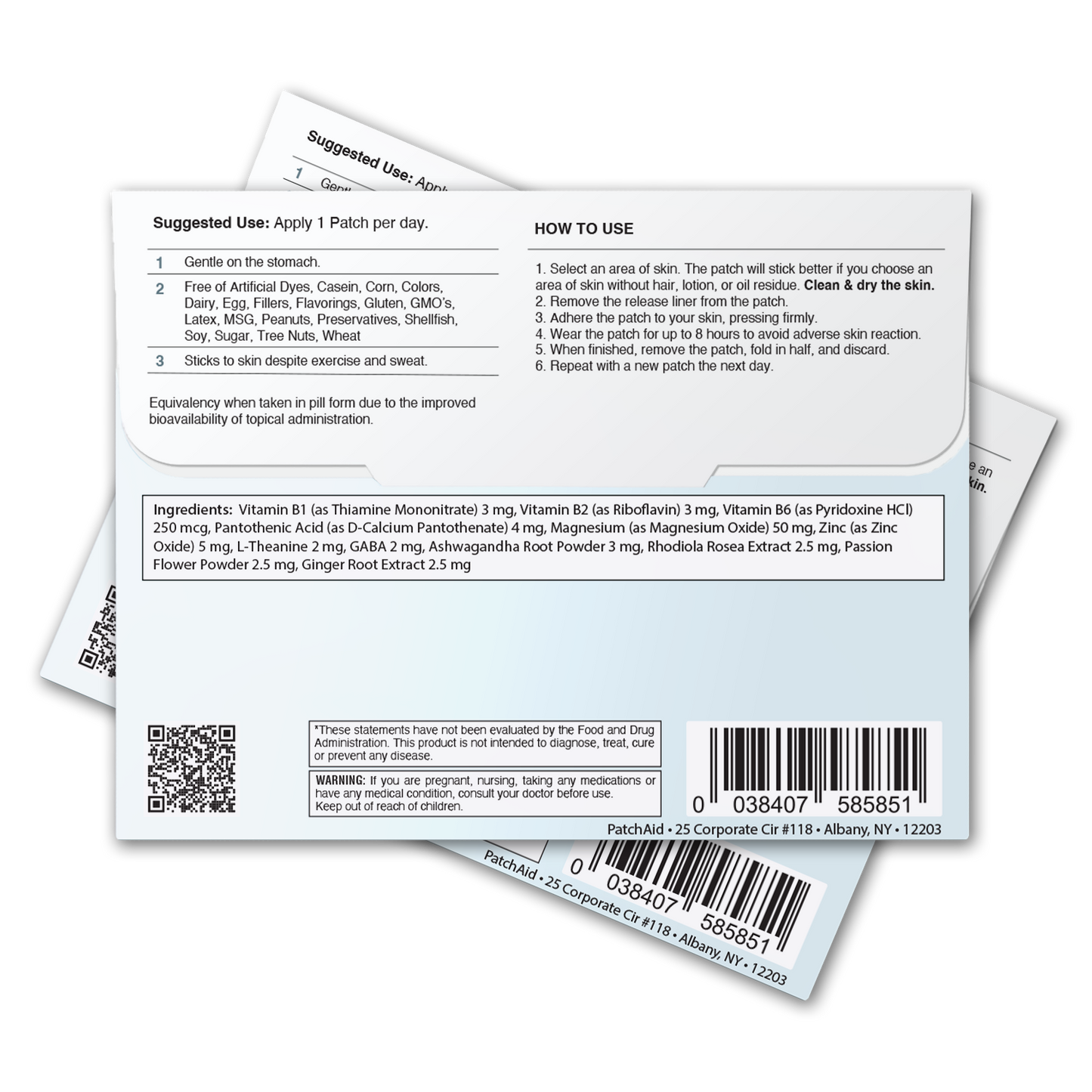 Kids Relax & Calm Patch - Natural Stress Relief & Relaxation: 1-Pack
