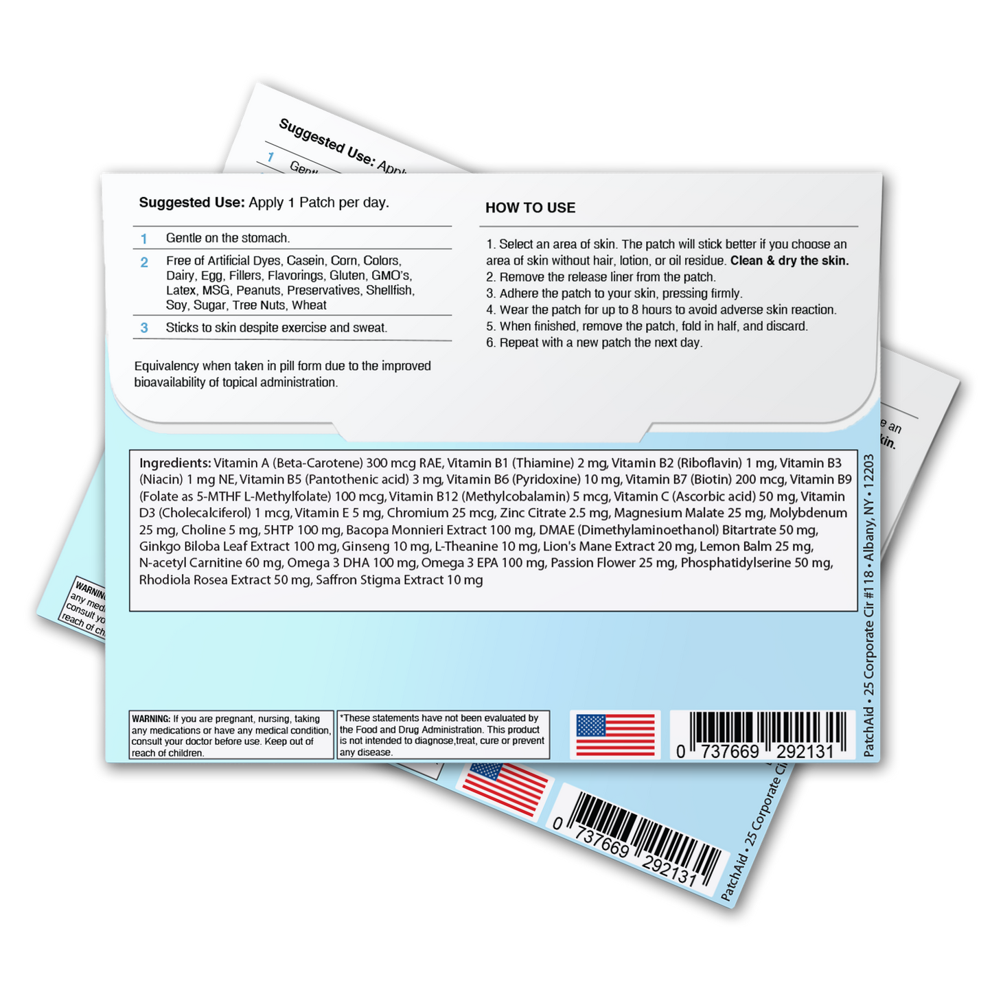 Focus and Clarity Patch - Cognitive & Memory Function: 1-Pack